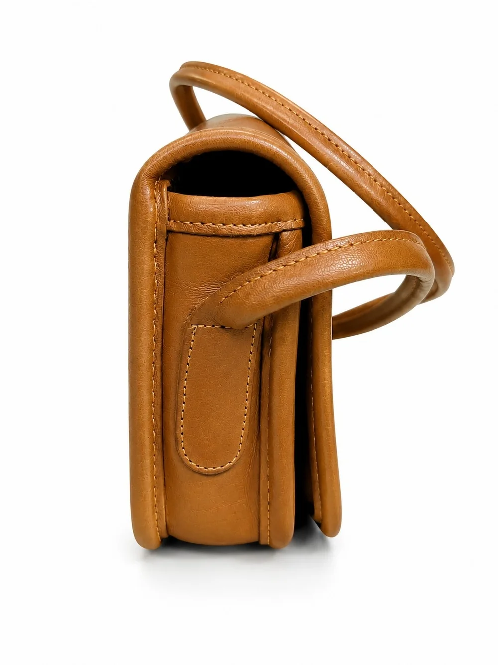 Vintage Early Coach Dinky Glove Tanned Leather Crossbody Bag in British Tan